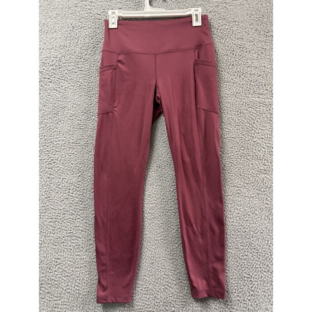 Yogalicious Lux Leggings Women M Pink Pull On Pockets